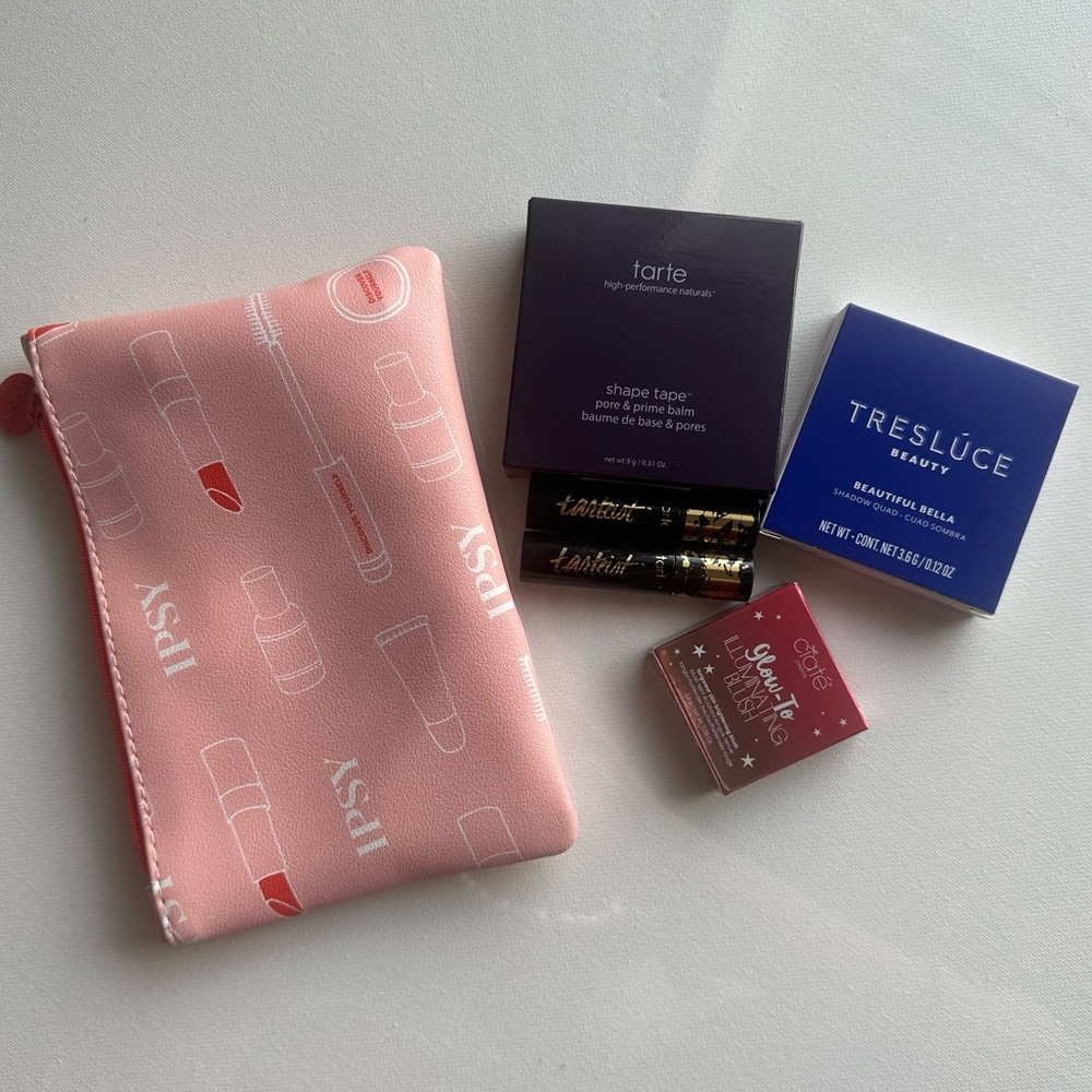 NIB Tarte Full Face Make Up Bundle Set w/ Ciate Blush / Tresluce Eyeshadows